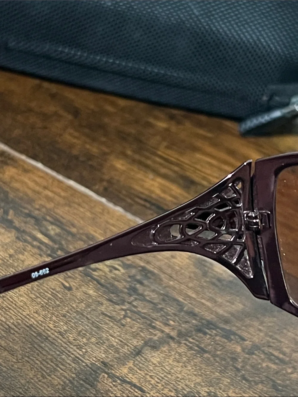 Oakley Brown Shield Sunglasses with Black Hard Case